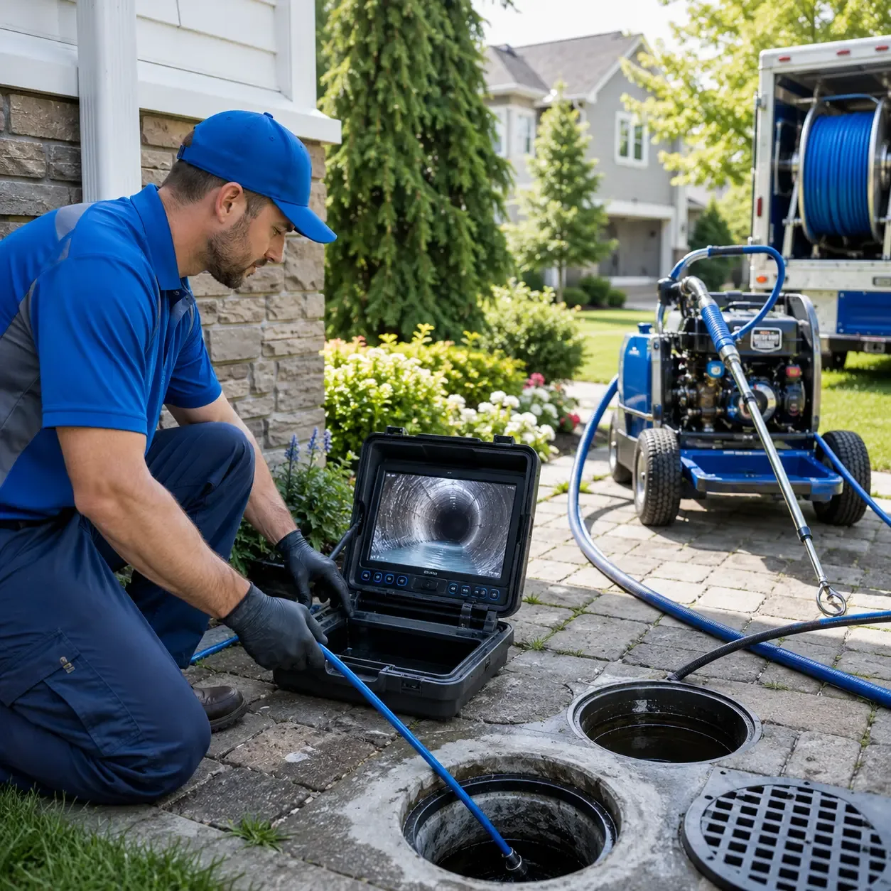 Outdoor drain cleaning professionals serving Lanark, IL